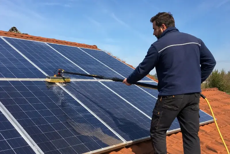 Nettoyage et entretien de panneaux solaires à Béganne